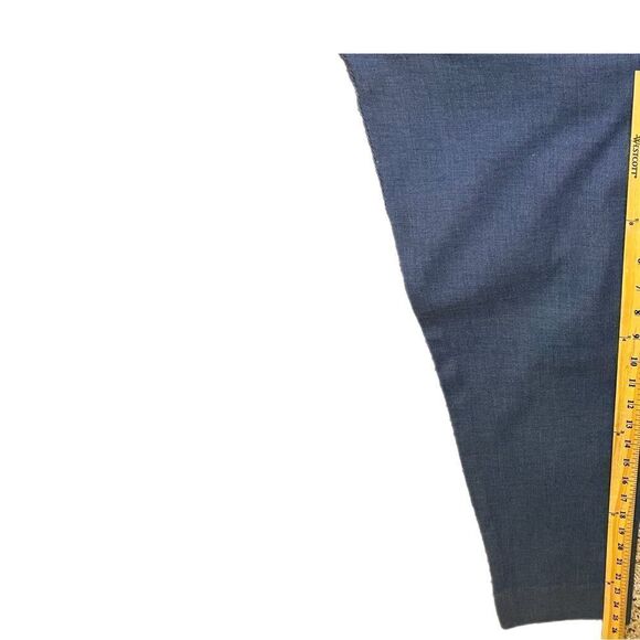 Loft Blue Tweed Print Cropped Pants. The Riviera Pant. Sz 8. Great Condition! - Picture 9 of 10